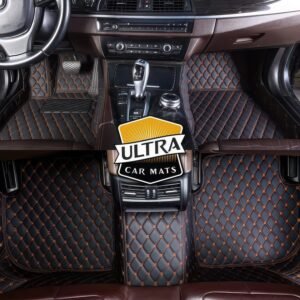 Black & Orange Luxury Car Mats