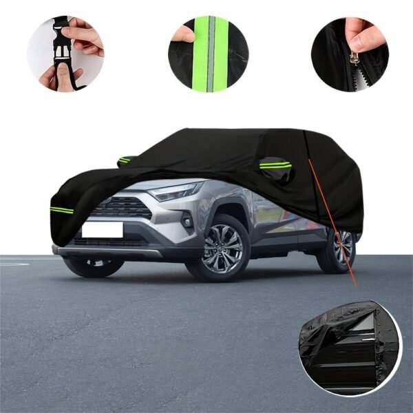 Suitable for SUV Car Cover with Zipper Doors