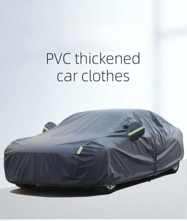 All-Weather PVC Car Cover – Full Vehicle Shield for Sun, Rain, and Seasonal Defense