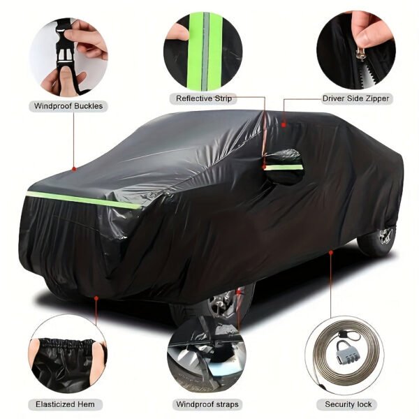 Suitable for SUV Car Cover with Zipper Doors