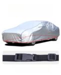 Universal Car Cover All Weather Protection Sun Rain Hail Proof Full Coverage