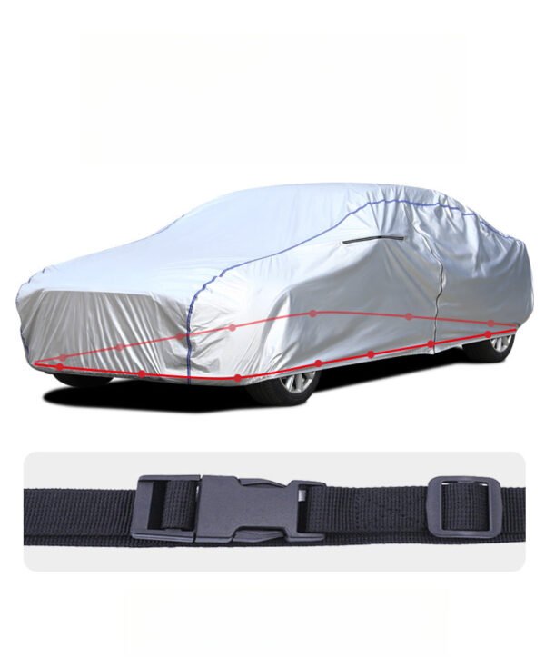 Universal Car Cover All Weather Protection Sun Rain Hail Proof Full Coverage