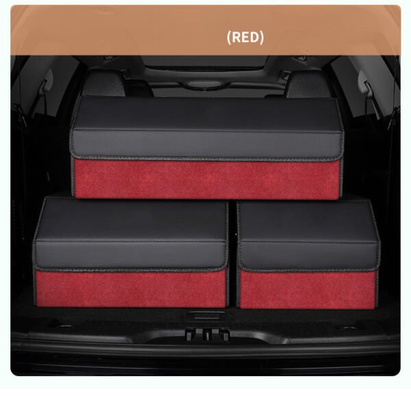 Car Trunk Storage Box Foldable Insert Organizer with Large Capacity
