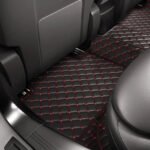 BLACK & RED DIAMOND STITCHING LUXURY CAR MATS