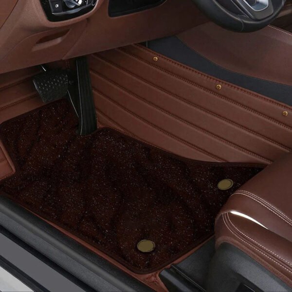 COFFEE GALAXY DOUBLE LAYER CUSTOMIZED CAR MAT