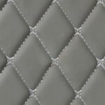 GRAY  DIAMOND STITCHING LUXURY CAR MATS