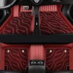 WINE RED GALAXY DOUBLE LAYER CUSTOMIZED CAR MAT