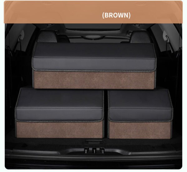 Car Trunk Storage Box Foldable Insert Organizer with Large Capacity
