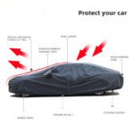 All-Weather PVC Car Cover – Full Vehicle Shield for Sun, Rain, and Seasonal Defense