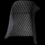 BLACK & BEIGE DIAMOND STITCHING LUXURY CAR MATS