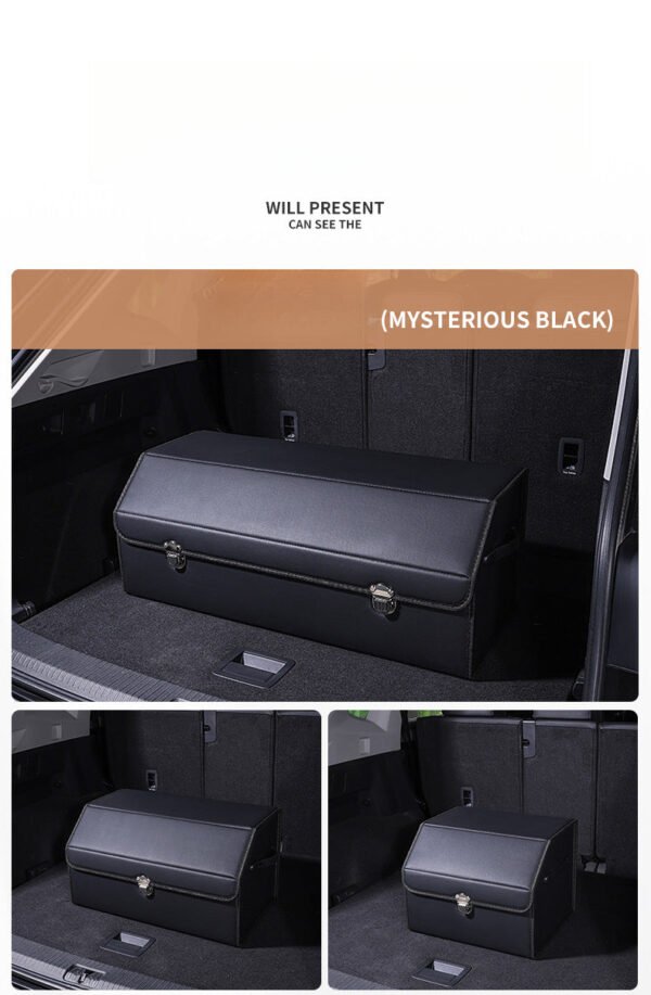 Car Trunk Storage Box Foldable Insert Organizer with Large Capacity