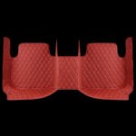 CHERRY RED DIAMOND STITCHING LUXURY CAR MATS