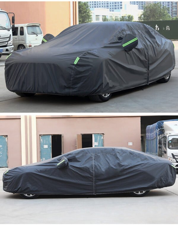 All-Weather PVC Car Cover – Full Vehicle Shield for Sun, Rain, and Seasonal Defense