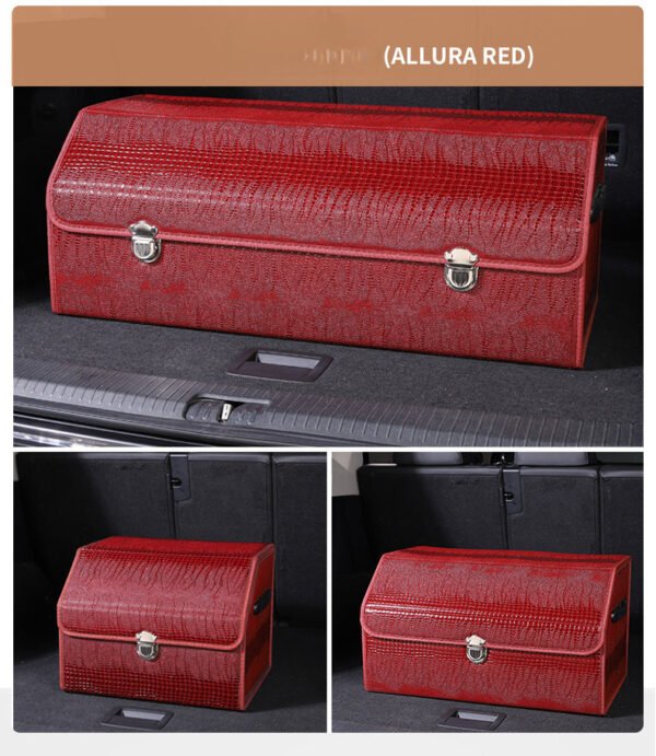 Car Trunk Storage Box Foldable Insert Organizer with Large Capacity