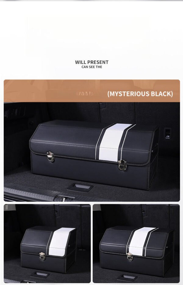 Car Trunk Storage Box Foldable Insert Organizer with Large Capacity