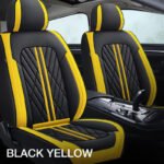 Black & Yellow Car Seat Covers