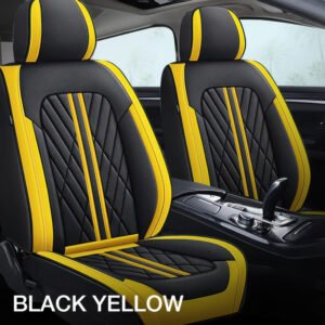 Black & Yellow Car Seat Covers