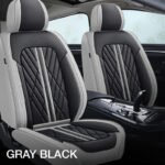 Gray & Black Car Seat Covers