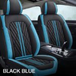 Black & Blue Car Seat Covers