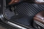 Black & Blue Car Mats
