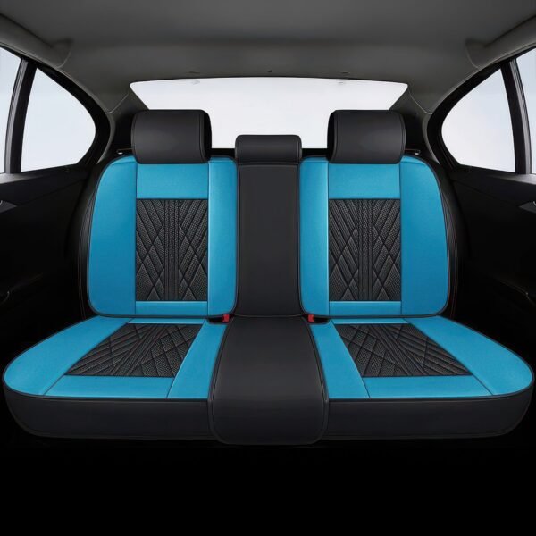 Black & Blue Car Seat Covers