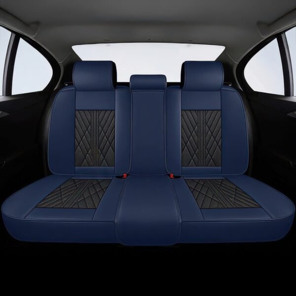 Black & Navy Car Seat Covers