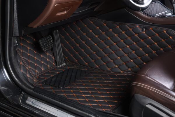 Black & Orange Car Mats