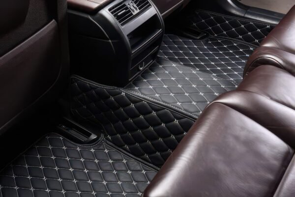 Black & White Car Mats