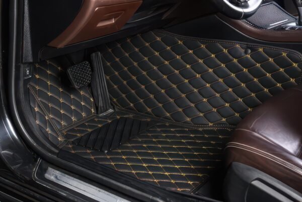 Black & Yellow Car Mats