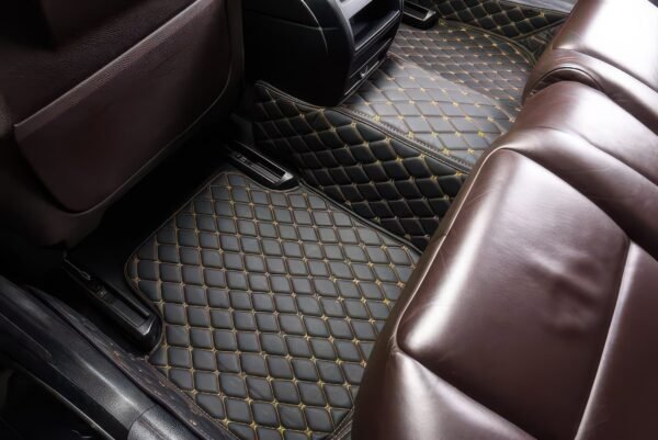 Black & Yellow Car Mats