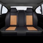 Brown & Black Car Seat Covers