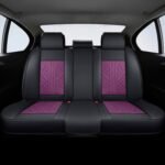 Purple & Black Car Seat Covers
