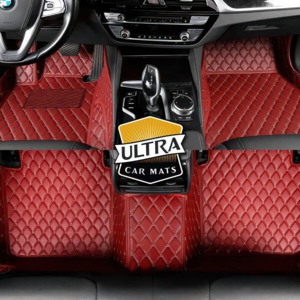 Wine Red Car Mats