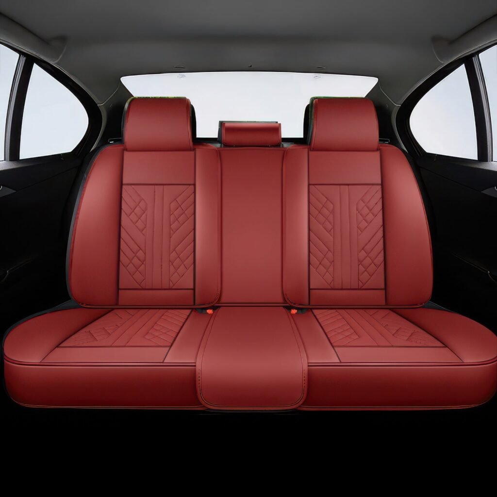 Wine Red Car Seat Covers Car Seat Covers detail image 2
