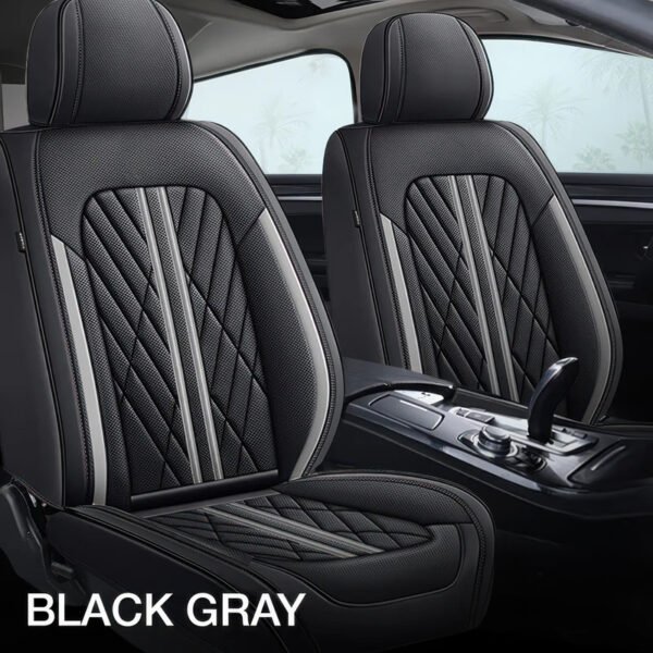 Black & Gray Car Seat Covers